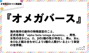 numan用語集「オメガバース」