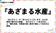 numan用語集「あざまる水産」