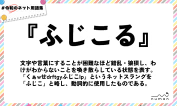 numan用語集「ふじこる」