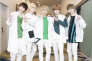 『UniteUp!』JAXX/JAXX集合写真／春賀楽翔 役：masa×桂ほまれ 役：下前祐貴×香椎一澄 役：馬越琢己×若桜 潤 役：坪倉康晴×森ノ宮奏太 役：高本 学
