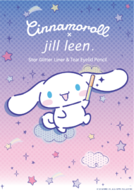 シナモロールがjill leen.「スターグリッターライナー」「涙袋ペンシル」とコラボ