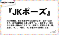 numan用語集「JKポーズ」