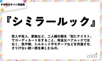 numan用語集「シミラールック」