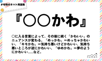 numan用語集「○○かわ」