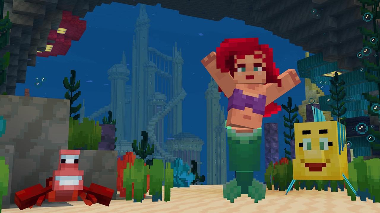 ディズニーキャラといっしょに『マイクラ』で冒険するDLC「ディズニー・ワールド・オブ・アドベンチャー」が発売_002