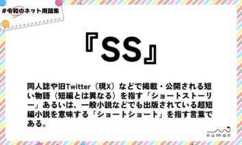 numan用語集「SS」