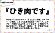 numan用語集「ひき肉です」