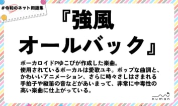 numan用語集「強風オールバック」