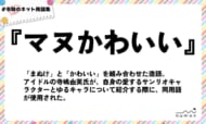 numan用語集「マヌかわいい」