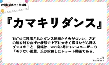 numan用語集「カマキリダンス」